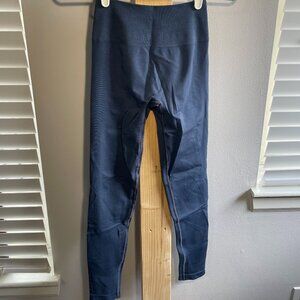 Like New Alphalete Amplify Whale Blue Leggings